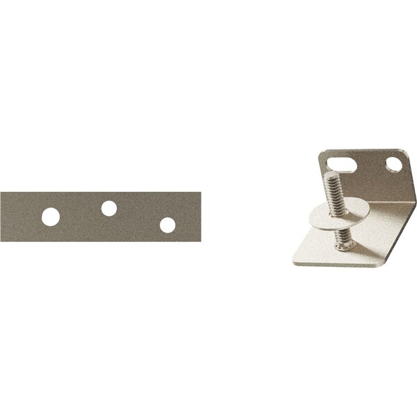 Ekena Millwork Barnfold Bottom Pivot Kit for 1 1/4" and 1 3/8" Doors, White Bronze GB6007MPWZ - main